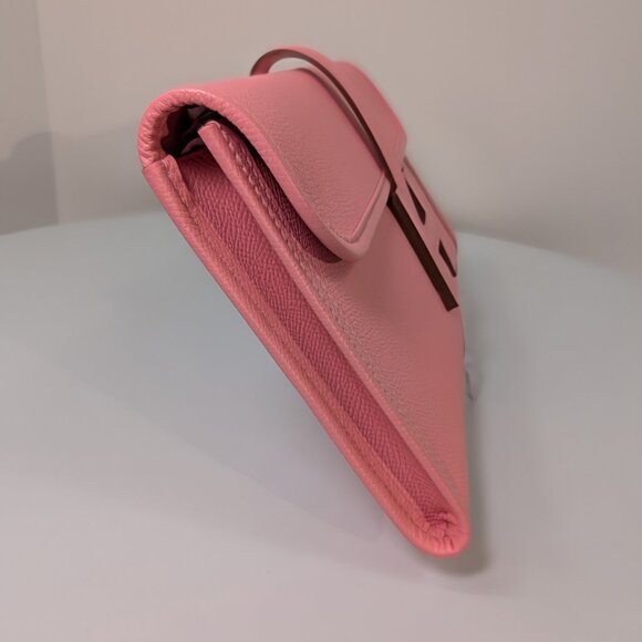 Hermès Rose Confetti Epsom Leather Jige Élan 29 Clutch - Picture 7 of 13